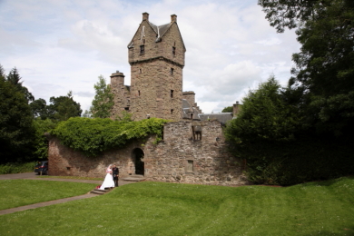 Wedding Photography at Mains Castle, Dundee