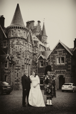 Wedding photography at Ardverikie House