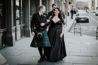 Brittany & Finlay’s Intimate SKYbar Edinburgh Wedding | Kris Soul Photography