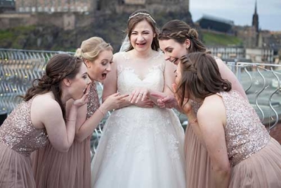 A Stunning Wedding at SKYbar, Edinburgh