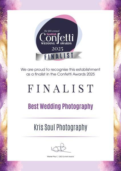 Confetti Wedding Photography Finalist 2025