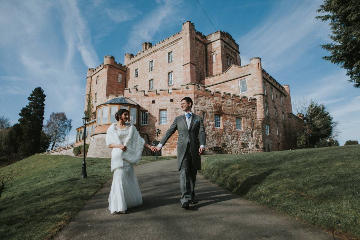 wedding photographer Dalhousie Castle
